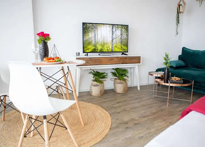 公寓 Modernes Mit Tollem Blick Ueber Stadt 奥格斯堡