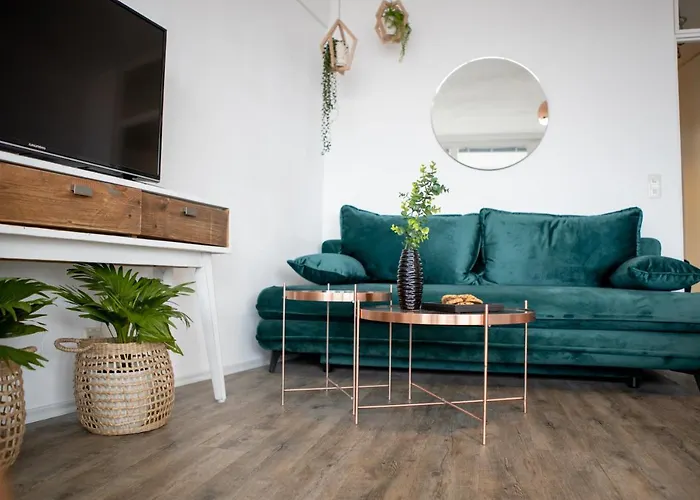 公寓 Modernes Mit Tollem Blick Ueber Stadt 奥格斯堡