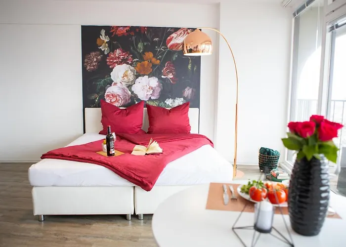 Modernes Mit Tollem Blick Ueber Stadt 奥格斯堡